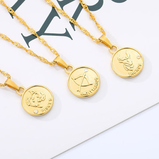 Zodiac Constellation Necklace | Astrology, Horoscope Jewelry