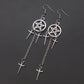 Pentagram and Sword Earring Set | Witch, Emo Jewelry