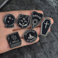 Wicca, Occult Pins | Ouija, Pentacle, Pentagram, Moon Witch, Crystal Ball