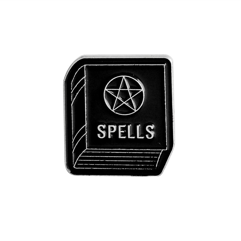 Wicca, Occult Pins | Ouija, Pentacle, Pentagram, Moon Witch, Crystal Ball