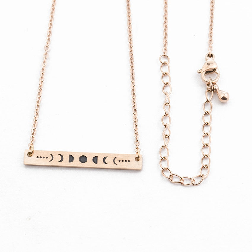 Moon Phase Statement Necklaces | Occult, Spiritual Jewelry