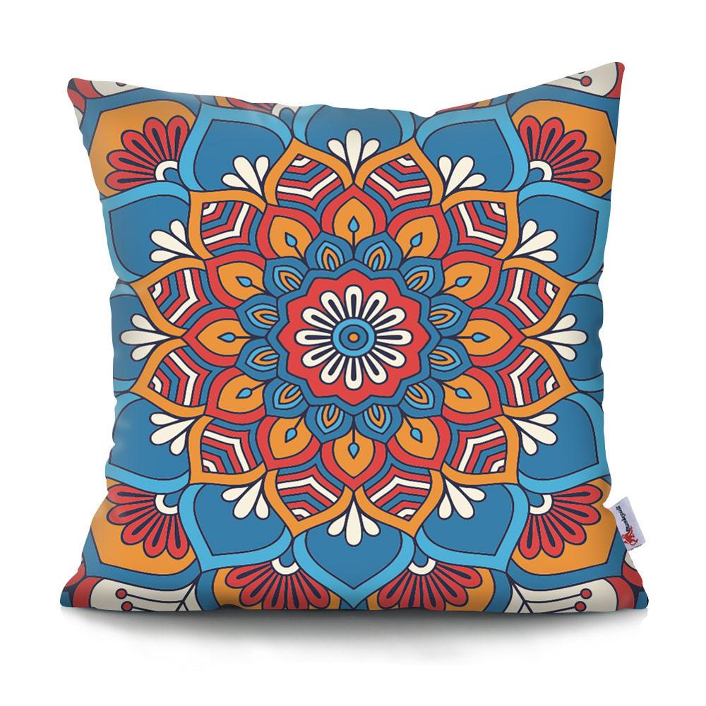 Colorful Mandala Pillow Covers | Spiritual Home Accessories