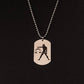 Stainless Steel 12 Horoscope Zodiac Sign Tag Necklace | Astrology Jewelry