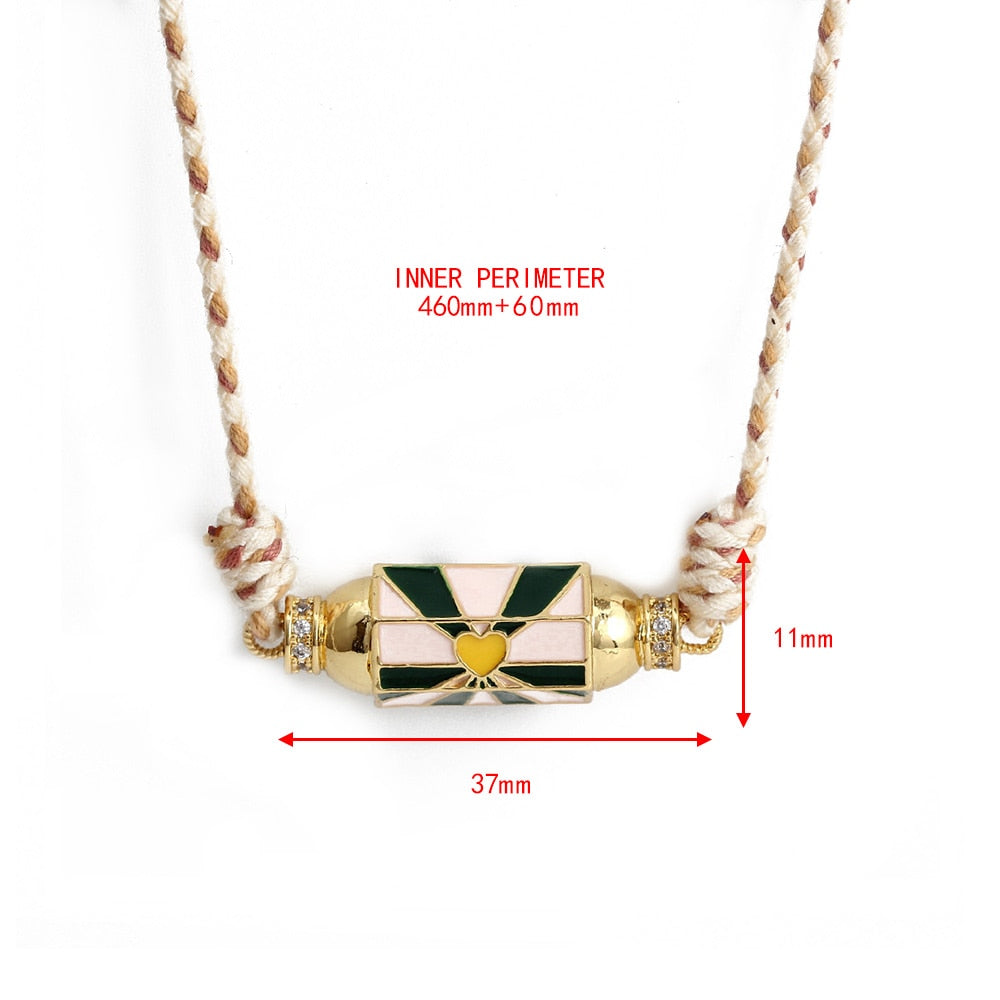 Gold Evil Eye Necklace and Pendant | Hexagonal Shape