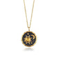 Sun, Moon Stainless Steel Tarot Card Symbol Necklace | Gold & Silver