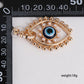 Evil Eye Gold Pearly Drop Earrings | Spiritual Jewelry