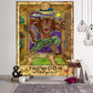 Mandala Tarot Tapestry Wall Hanging Moon Phase Change Tapestries Bedroom Decor Bedspread Throw Cover Sun Moon Wall Decor 95x73CM