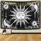 Astrology Moon Phase & Tarot Card Tapestry | Hanging Wall Art, Witchcraft, Occult, Wicca Wall Decor