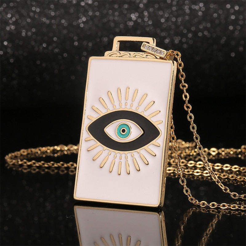 Spiritual-Themed necklaces | All-See-Eye, Evil Eye, Tarot Cazrds