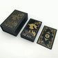 Black-Gold Foil Tarot Card Deck with Storage Case | Rider-Waite-Smith