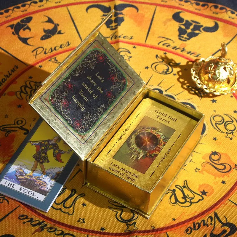 Astro-Gold Foil Universal Rider-Waite-Smith Tarot Deck