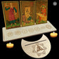 Wooden Tarot Divination Alter | Moon, Star, Chakra Designs