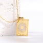 Gold Tarot Card Stainless Steel Necklace | Major Arcana Jewelry