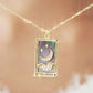 Gold Stainless Steel Tarot Card Necklace & Pendant | Major Arcana Designs, Handmade