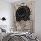 Mandala Tarot Card Pattern Blanket Tapestry Wall Hanging Tapestries Bedroom Bedspread Throw Cover Sun Moon Wall Decor 95x73CM