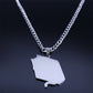 Stainless Steel Pentacle Spellbook Necklace | Occult, Wicca, Witchy Jewelry