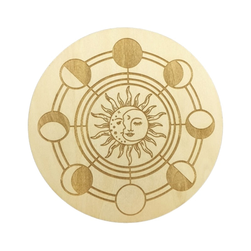 Wooden Divination Board | Metaphysical, Astrology, Tarot Card Altar