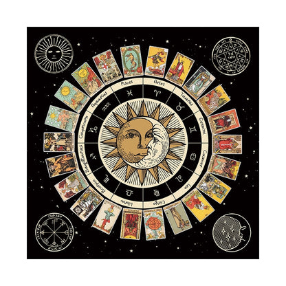 Tarot - Astrology Divination Reading Mat | Readings and Aesthetic