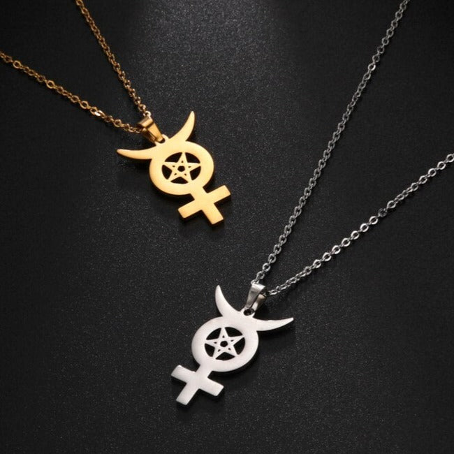 Astrology-Themed Moon Necklaces | Zodiac Jewelry