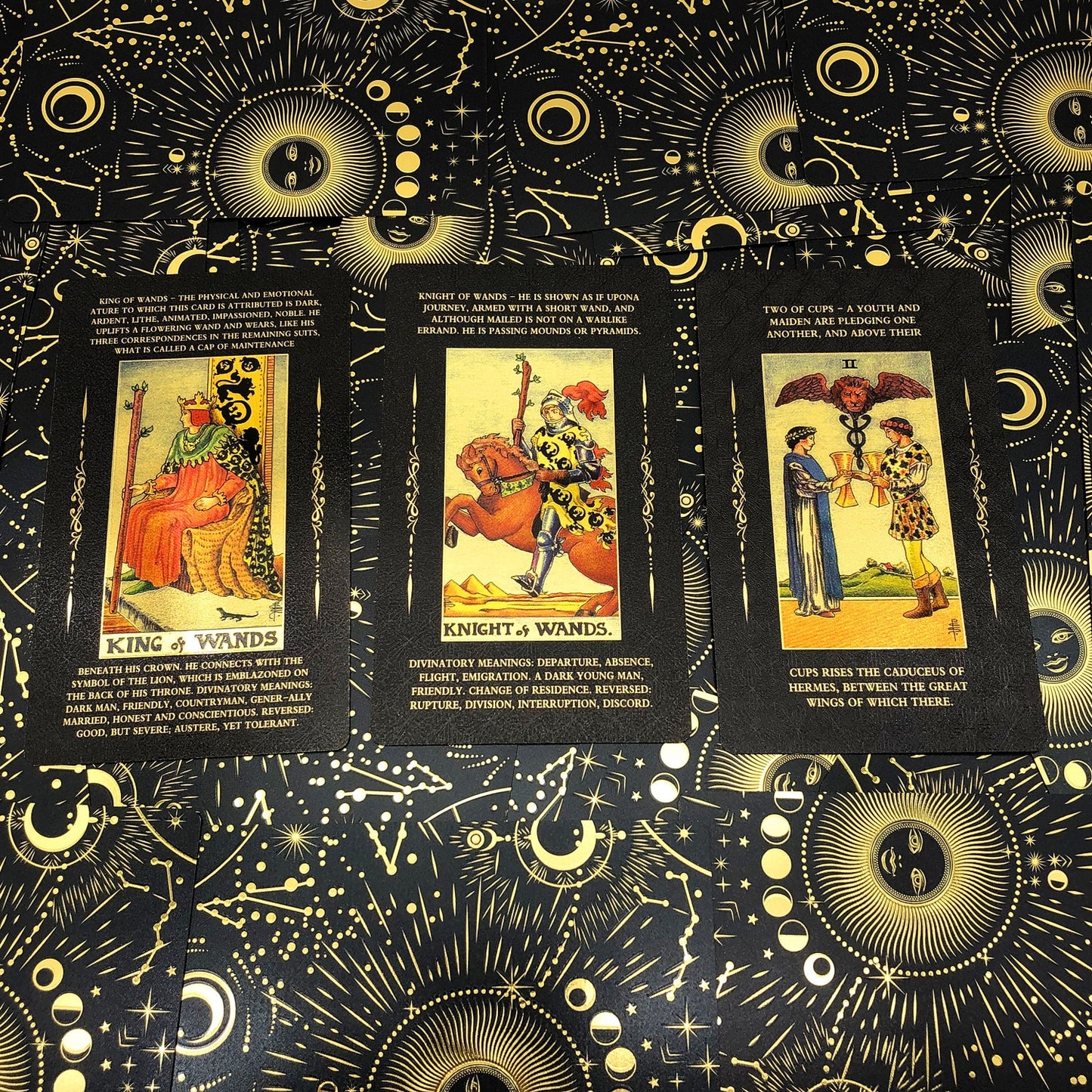 Astro Gold Foil Tarot Card Decks (Full & Learners Decks)