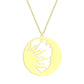 Gold - Silver, Sun & Moon Stainless Steel Necklace | Spiritual, Astrology Jewelry