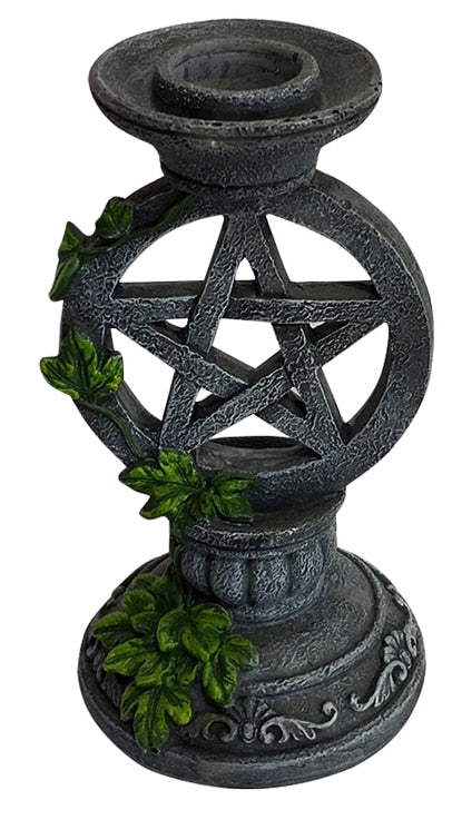 Pentagram Candlestick Holder | Altar Ceremony Accesoriess