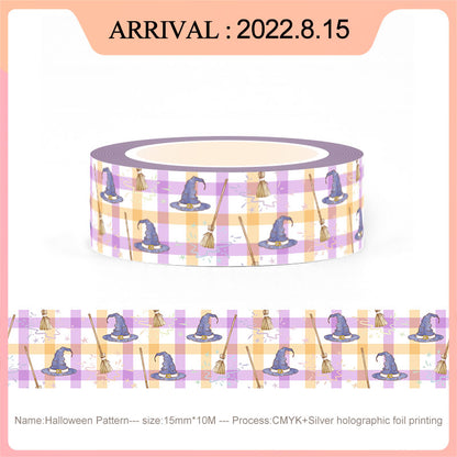 Witchy Decorative Crafting Tape | 15MM - 10 Meters | Holographic