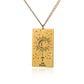 Gold / Silver Plated Classic Tarot Cards Pendant and Necklace | Major Arcana, Spiritual Jewelry