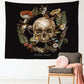 Vintage Sun Tapestry Wall Hanging Botanical Celestial Floral Wall Tapestry Hippie Flower Wall Carpets Dorm Decor Starry Carpet