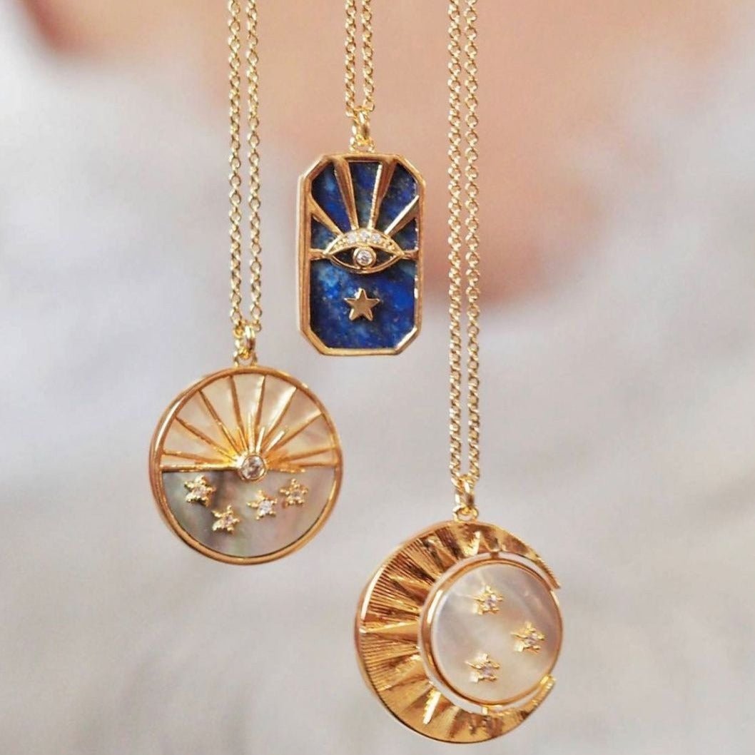 Gold Stainless Steel Tarot Card Necklace & Pendant | Major Arcana Designs, Handmade