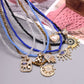 New Evil Eye Pendant Necklace - Glass Beaded Chain