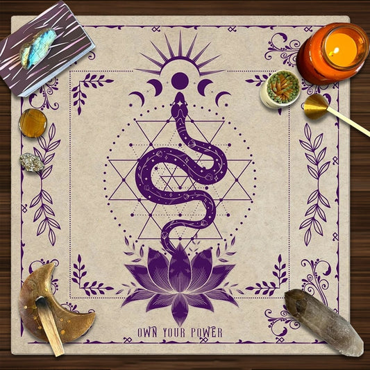 Tarot Divination Tapestry/Mat | Wall Hanging Tapestry, Tarot Practice Mat