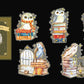 10pcs Magic Awakening Series Decorative Stickers Pack | Vintage Owl Theme for Scrapbooking