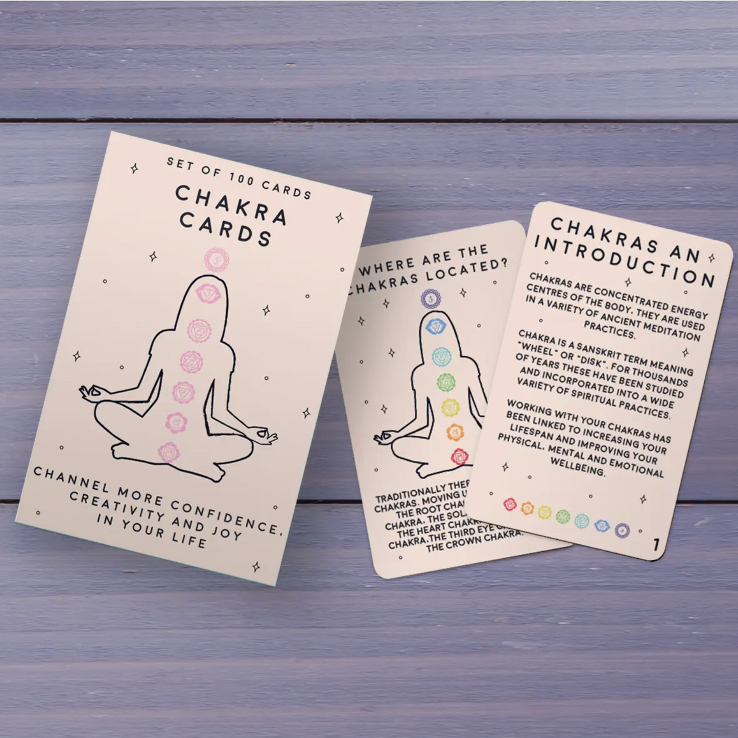 Charka Cards 100-Card Deck | Gift Republic