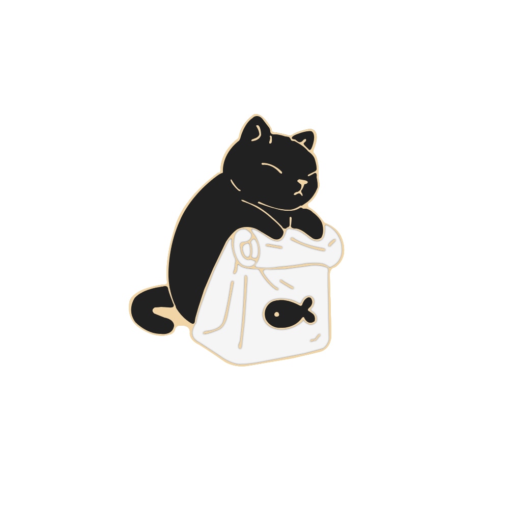 Cat - Witch Brooches
