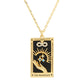 18k Gold Plated Tarot Card Necklace | Dainty, Major Arcana
