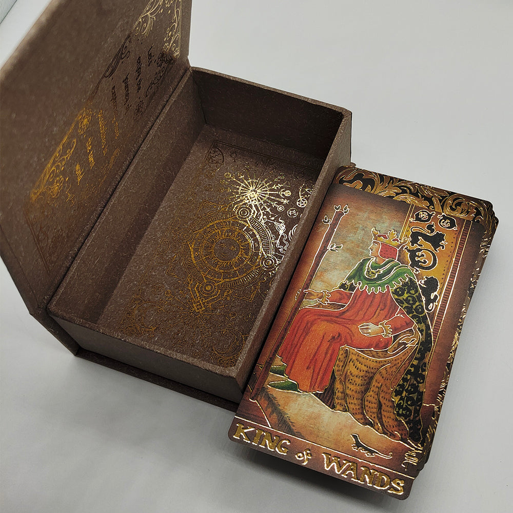 'Vintage Rhyme' Gilded Foil Tarot Card Deck