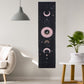 Moon Phase Tapestry Wall Hanging Tapestry Boho Art Tapestries Bright Printing Pattern hand-made lace hanging room decoration