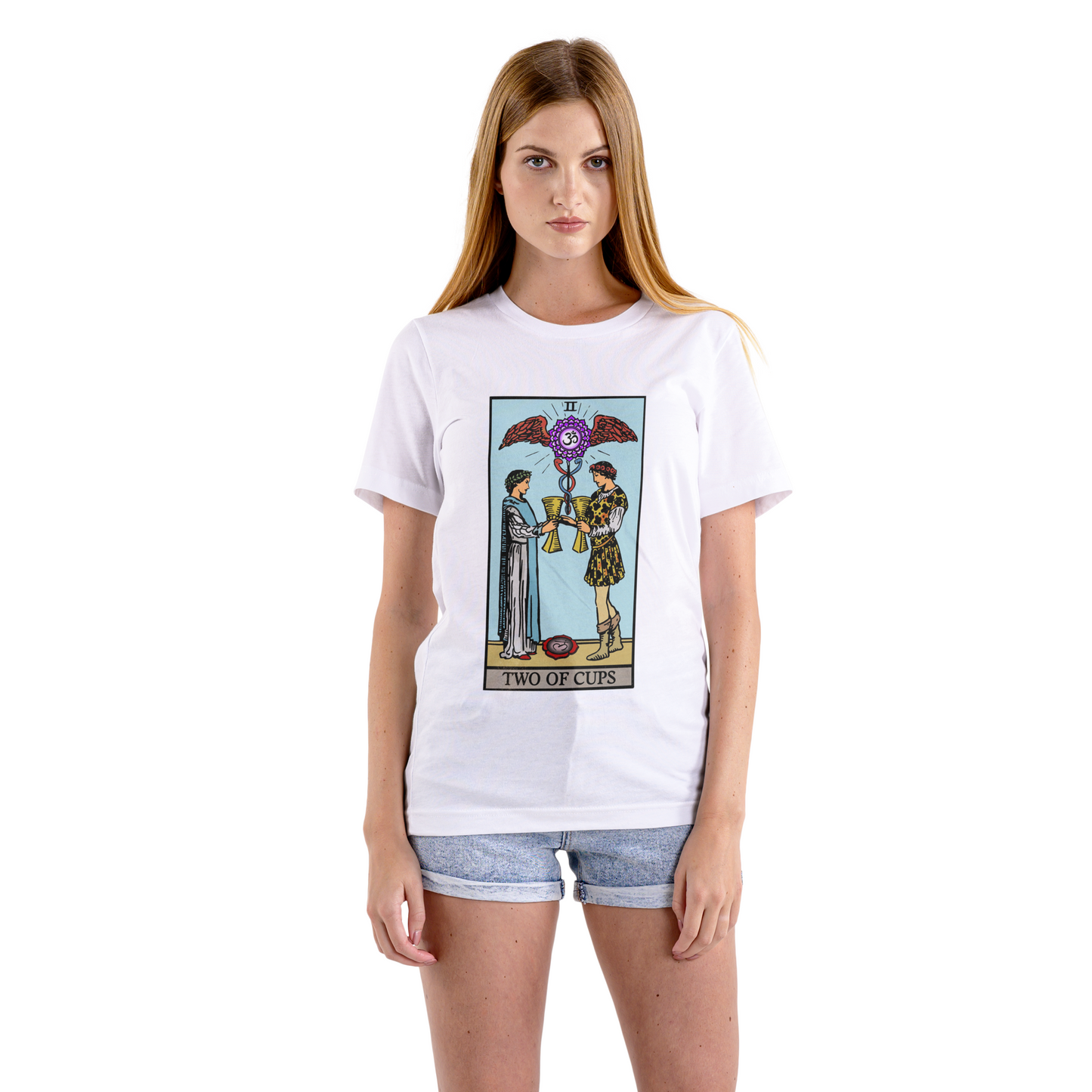 'Two of Cups' Tarot Card T-Shirt and Hooded Sweatshirt | Chakra Series