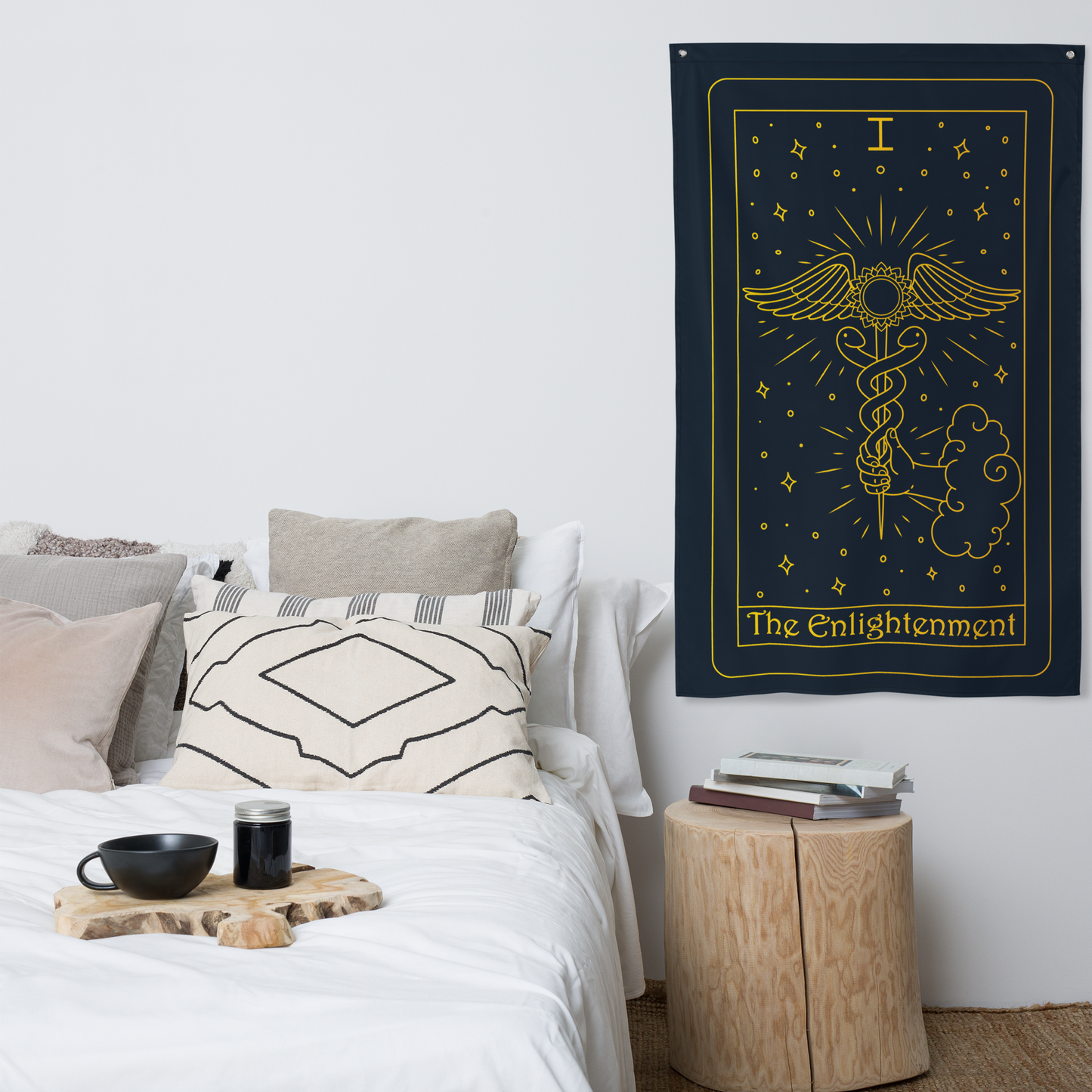 'The Enlightenment' Tarot Flag Tapestry