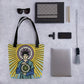 'Four of Pentacles' Tarot Card Tote Bag | Chakra Minor Arcana Accessories