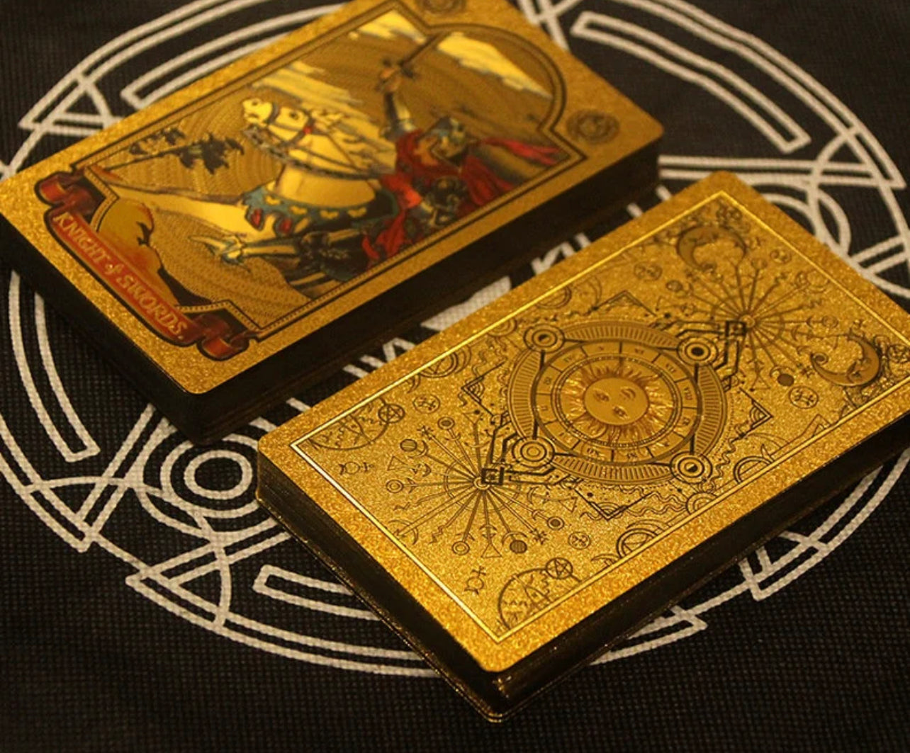 Luxury Gold Foil Tarot Card Deck | Rider-Waite-Smith