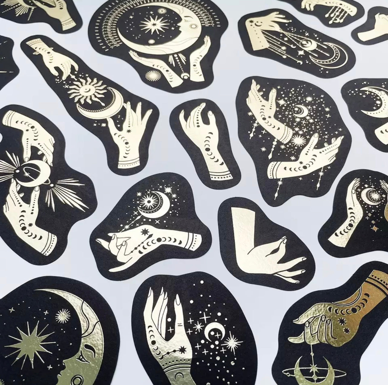 Astrology Stickers | Sun, Moon, Stars | Scrapbooking, Journalling, Lockers