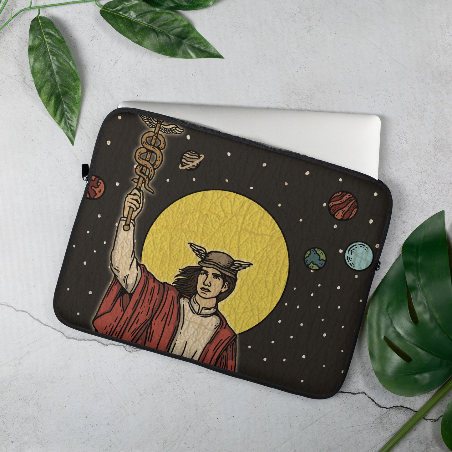 'The Magician' Tarot Card - Hermes Greek God Laptop Sleeve