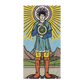 Four of Pentacles Chakra Tarot Card Bath and Beach Towel