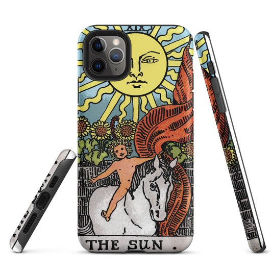 'The Sun' Tarot Card Durable, Anti-Shock iPhone Case