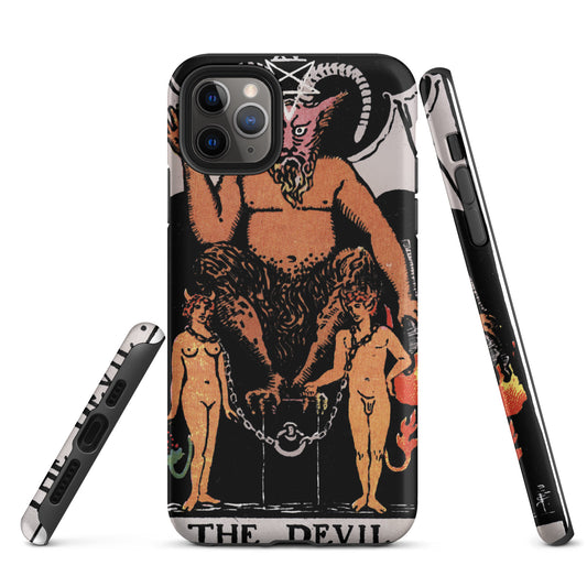 'The Devil' Tarot Card Durable, Anti-Shock iPhone Case