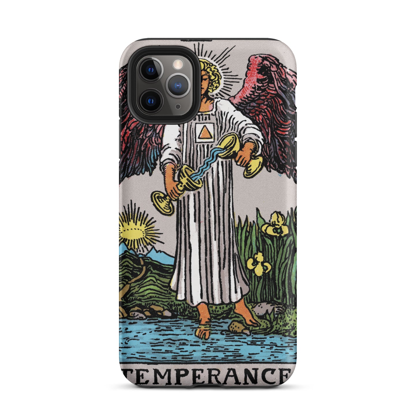 'Temperance' Tarot Card Durable, Anti-Shock iPhone Case