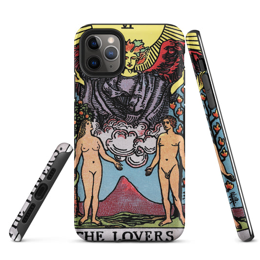 'The Lovers' Tarot Card Durable, Anti-Shock iPhone Case | Major Arcana