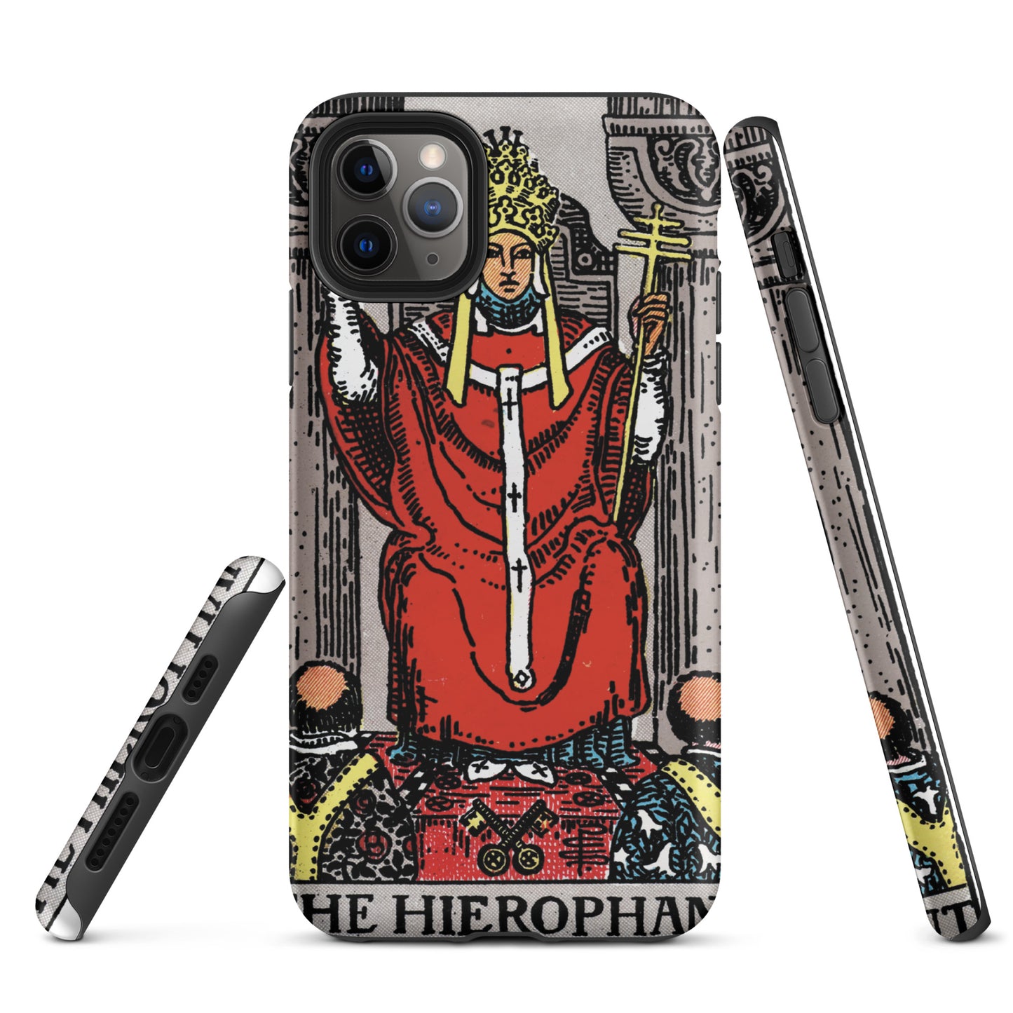 'The Hierophant' Tarot Card Durable, Anti-Shock iPhone Case